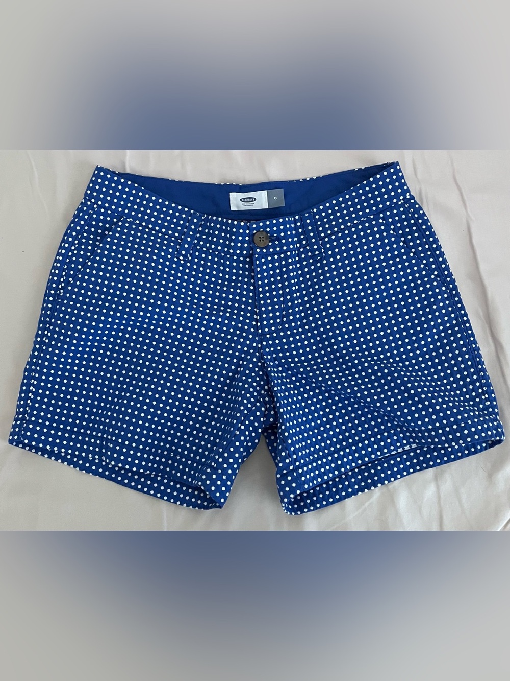 Old Navy Blue Polka Dot Women's Shorts 5” Inseam Size 0